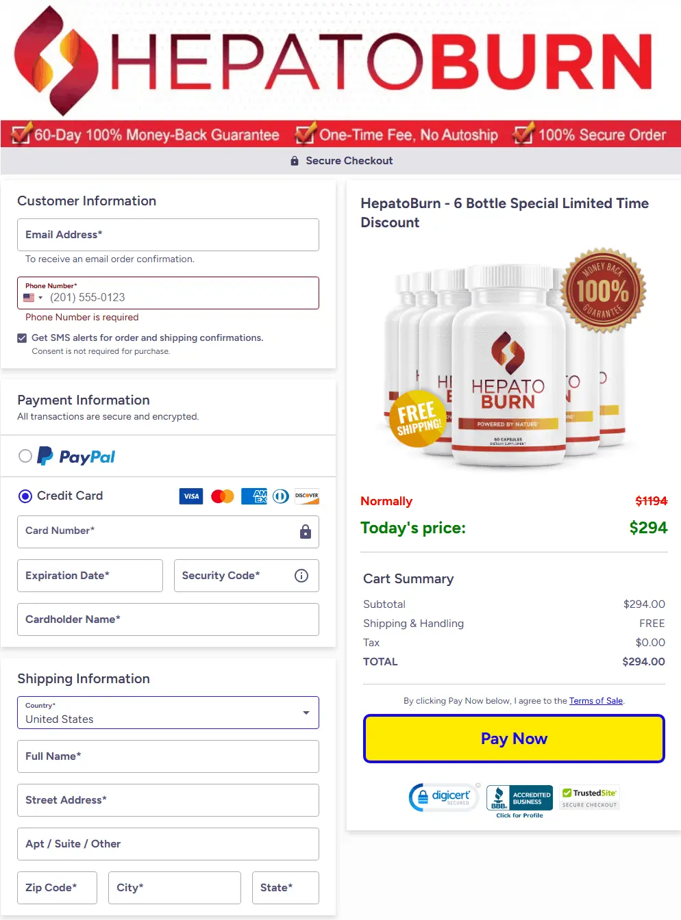 hepatoburn hepatoburn Order Page